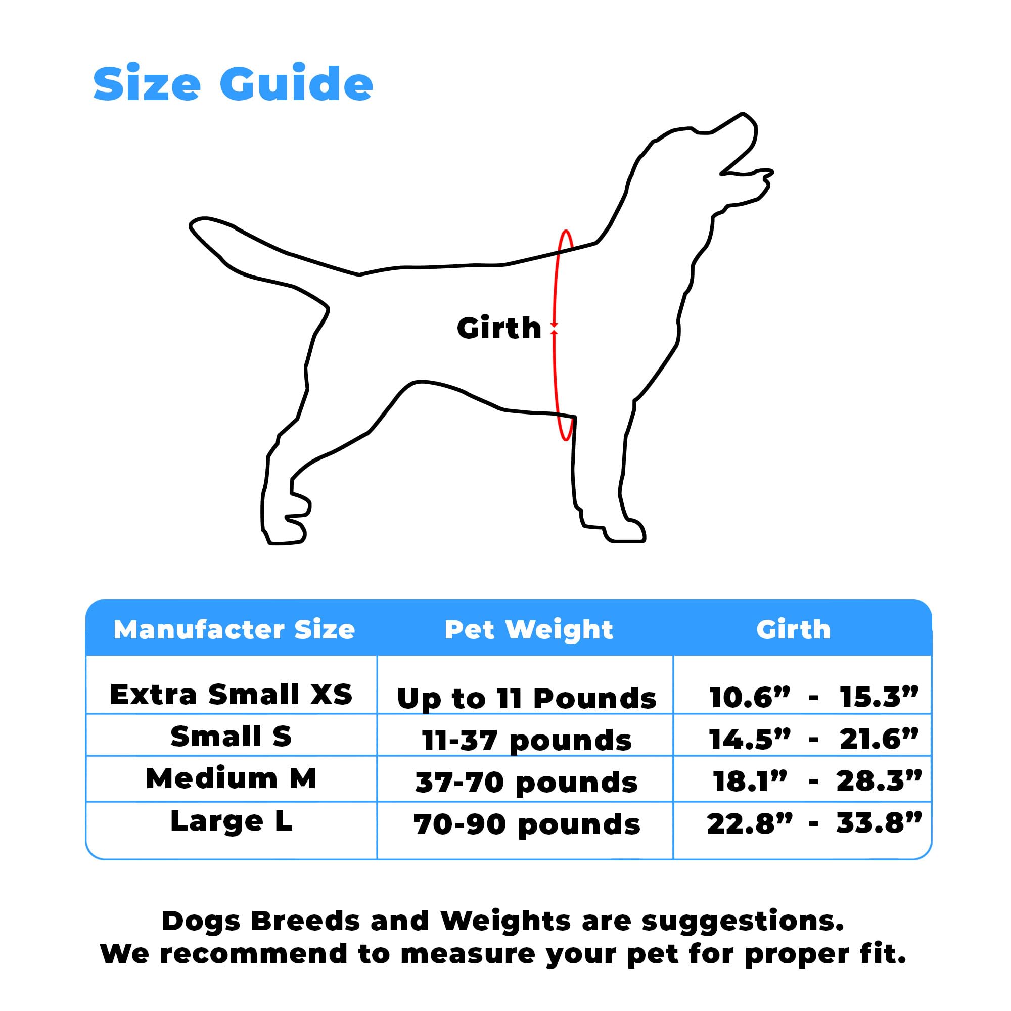 Pawtitas Pet Soft Adjustable Step-In Reflective Puppy / Dog Harness Medium / Large 3/4 Inch Blue